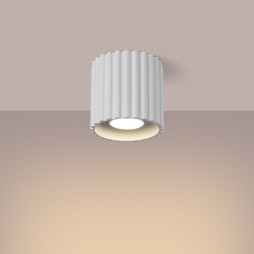 Spot AURA 1xGU10/10W/230V Ø 10 cm blanc