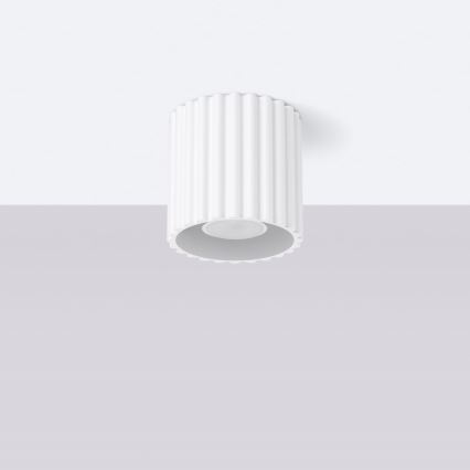 Spot AURA 1xGU10/10W/230V Ø 10 cm blanc