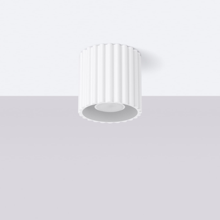 Spot AURA 1xGU10/10W/230V Ø 10 cm blanc