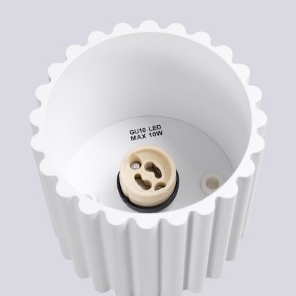 Spot AURA 1xGU10/10W/230V Ø 10 cm blanc