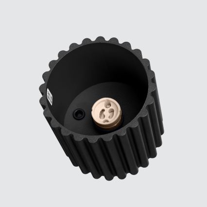 Spot AURA 1xGU10/10W/230V 10 cm noir