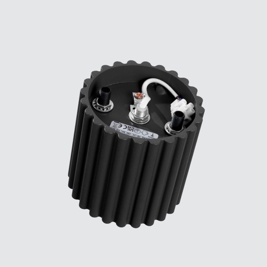 Spot AURA 1xGU10/10W/230V 10 cm noir