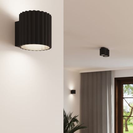 Spot AURA 2xGU10/10W/230V noir