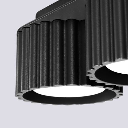 Spotarmatuur AURA 2xGX53/10W/230V zwart