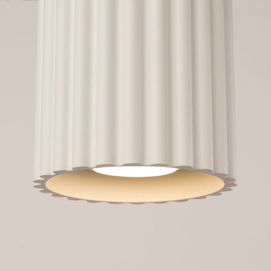 Spotlamp AURA 1xGU10/10W/230V Ø 10 cm crème