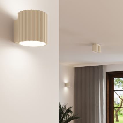Spotlamp AURA 2xGU10/10W/230V crème