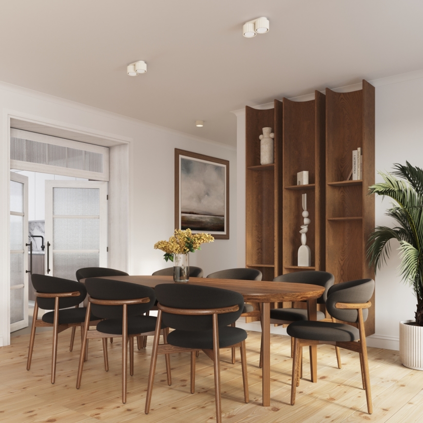 Spotlamp AURA 1xGX53/10W/230V 6 cm crème