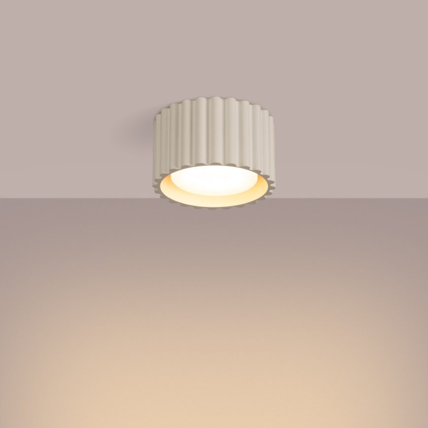 Spot AURA 1xGX53/10W/230V Ø 10 cm crème