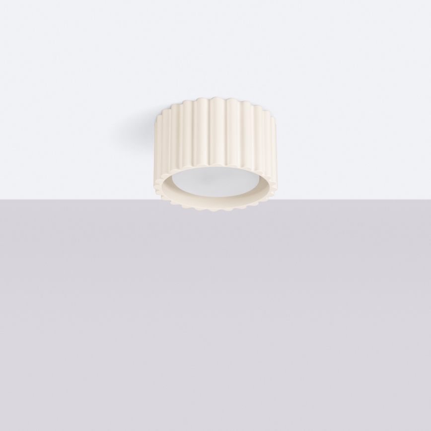 Spot AURA 1xGX53/10W/230V Ø 10 cm crème