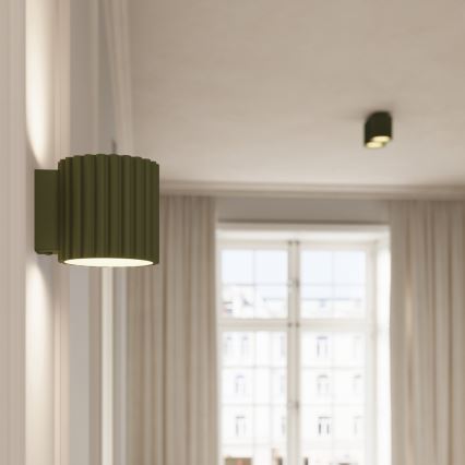 Spotlamp AURA 2xGU10/10W/230V groen