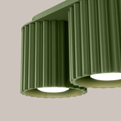 Spotlamp AURA 2xGU10/10W/230V groen