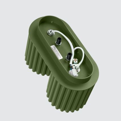 Spotlamp AURA 2xGU10/10W/230V groen
