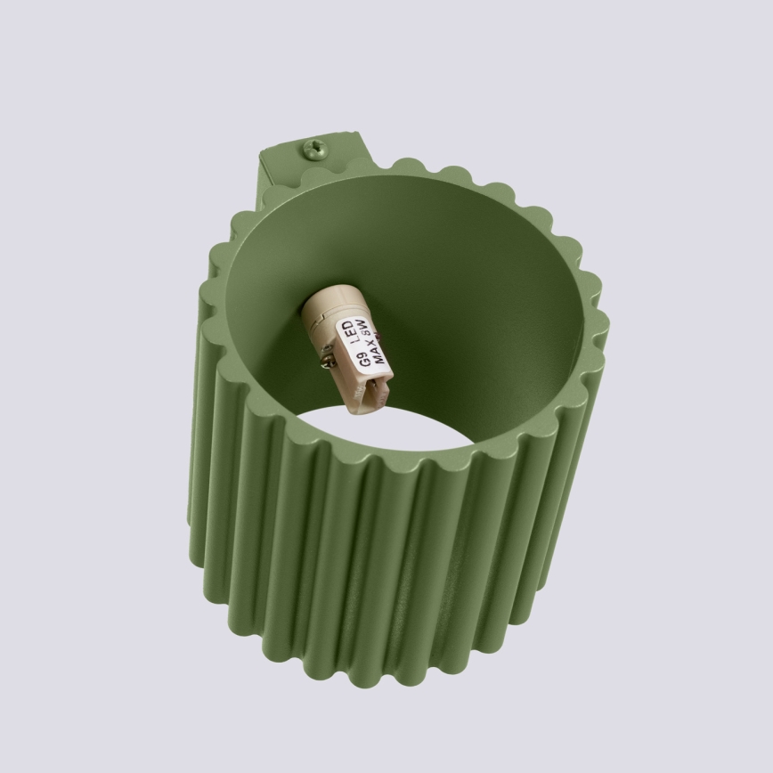 Applique murale AURA 1xG9/10W/230V verte