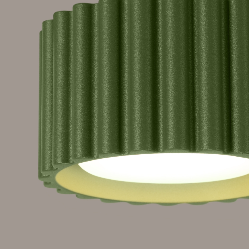 Spotlamp AURA 1xGX53/10W/230V Ø 10 cm groen