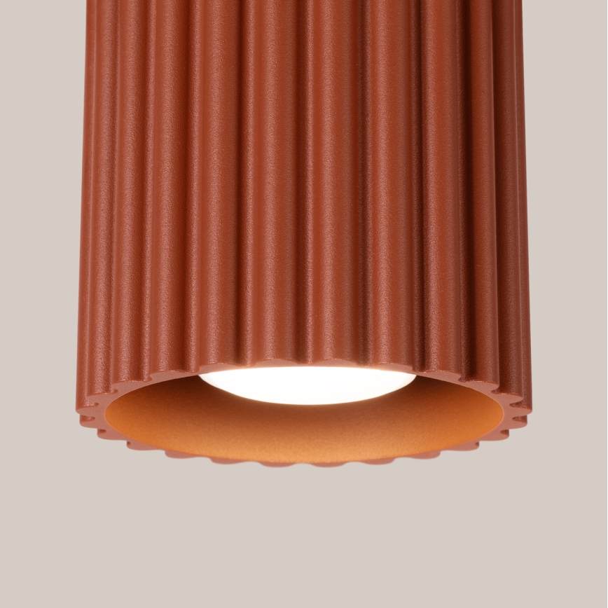 Spot AURA 1xGU10/10W/230V Ø 10 cm orange