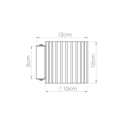 Applique murale AURA 1xG9/10W/230V orange