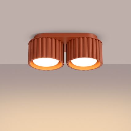 Spotlamp AURA 2xGX53/10W/230V oranje