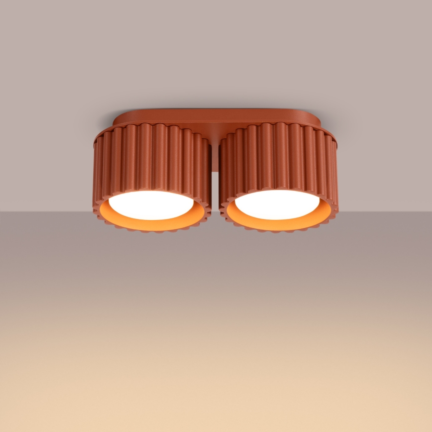 Spotlamp AURA 2xGX53/10W/230V oranje