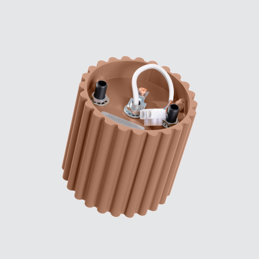 Spot AURA 1xGU10/10W/230V Ø 10 cm marron