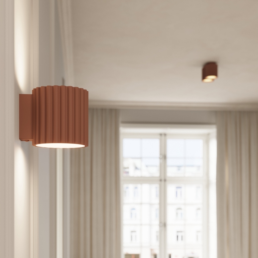 Spotlamp AURA 2xGU10/10W/230V bruin