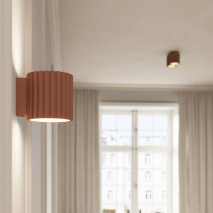 Wandlamp AURA 1xG9/10W/230V bruin