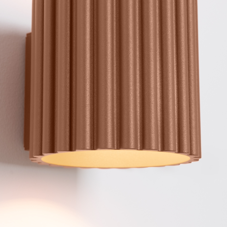 Wandlamp AURA 1xG9/10W/230V bruin