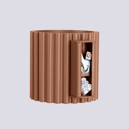 Wandlamp AURA 1xG9/10W/230V bruin