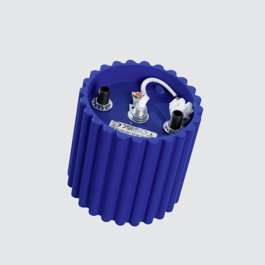 Plafondspot AURA 1xGU10/10W/230V Ø 10 cm blauw