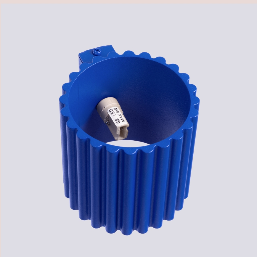 Applique murale AURA 1xG9/10W/230V bleue