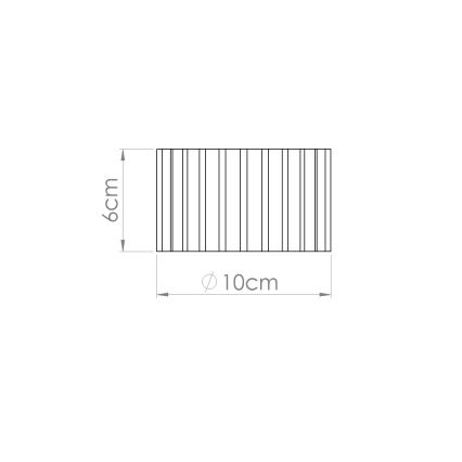 Spot AURA 1xGX53/10W/230V, Ø 10 cm, bleu