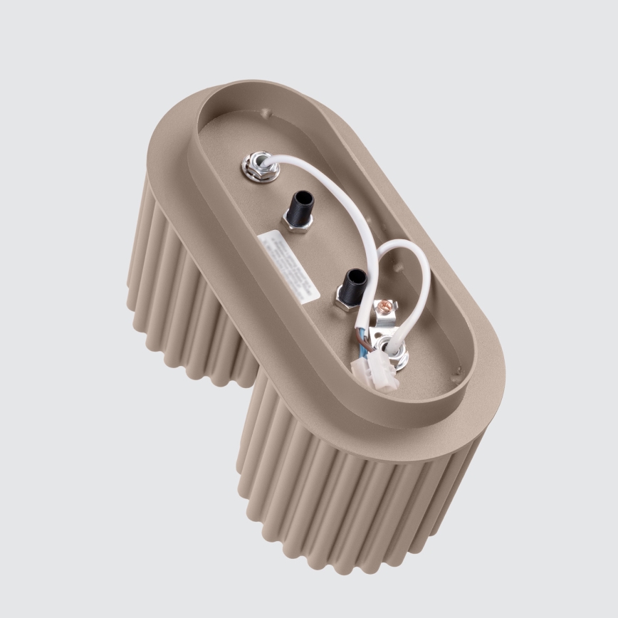 Spot AURA 2xGU10/10W/230V taupe