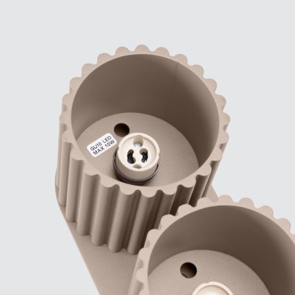 Spot AURA 2xGU10/10W/230V taupe