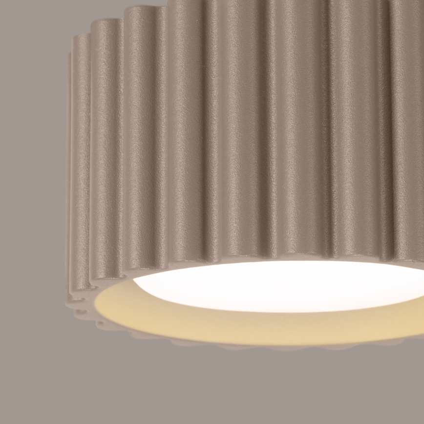 Spotlamp AURA 1xGX53/10W/230V Ø 10 cm taupe
