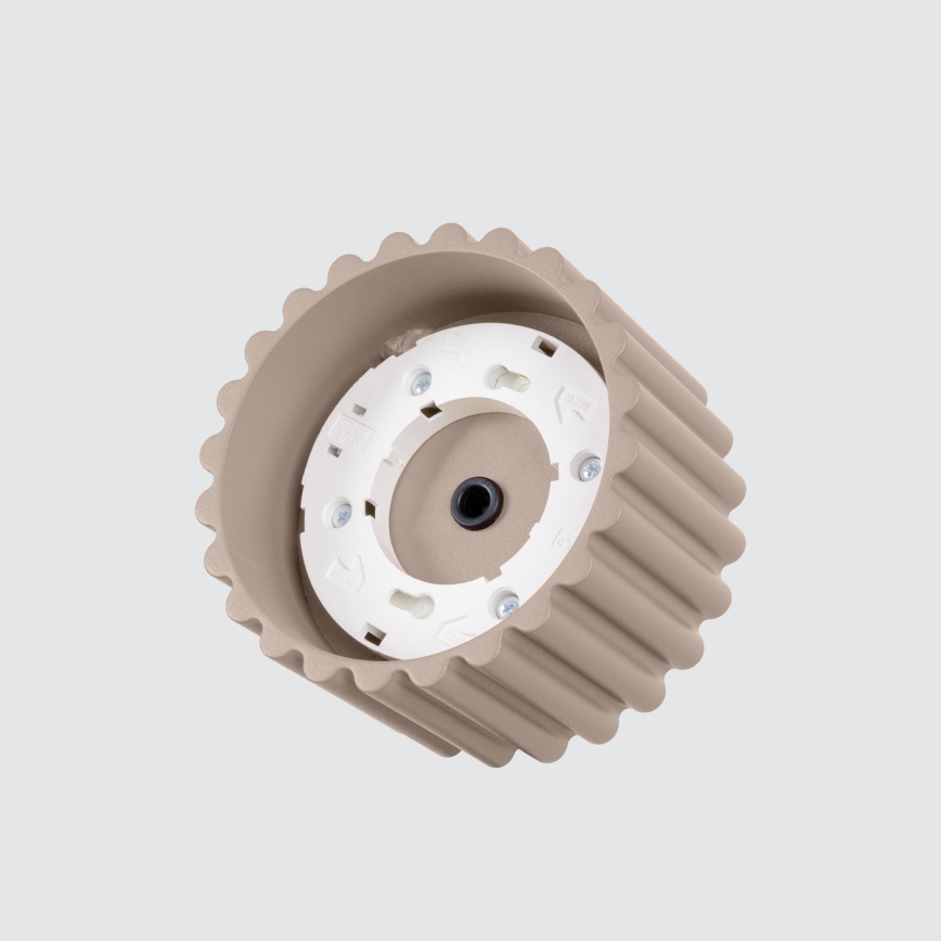 Spotlamp AURA 1xGX53/10W/230V Ø 10 cm taupe