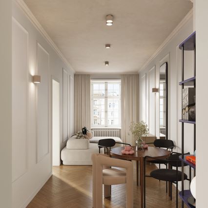 Spotlamp AURA 2xGX53/10W/230V taupe