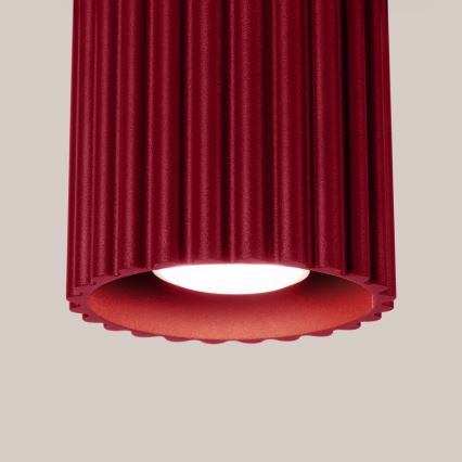 Spot AURA 1xGU10/10W/230V, Ø 10 cm, rood