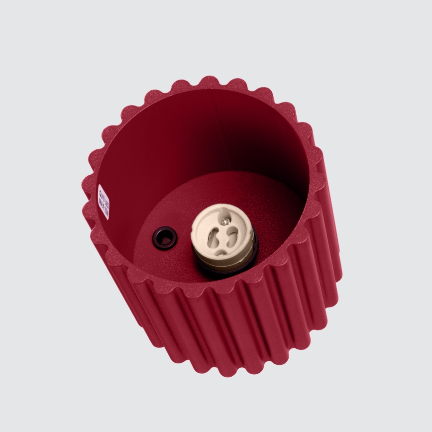 Spot AURA 1xGU10/10W/230V, Ø 10 cm, rood