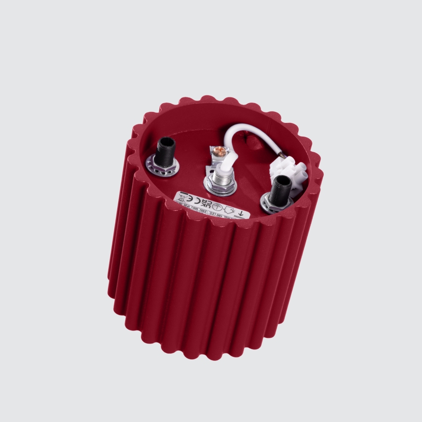 Spot AURA 1xGU10/10W/230V, Ø 10 cm, rood
