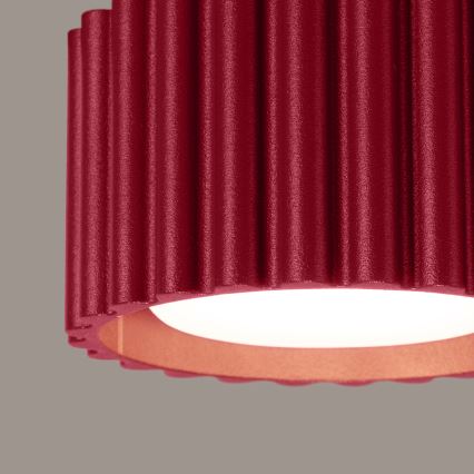 Spotlamp AURA 1xGX53/10W/230V Ø 10 cm rood
