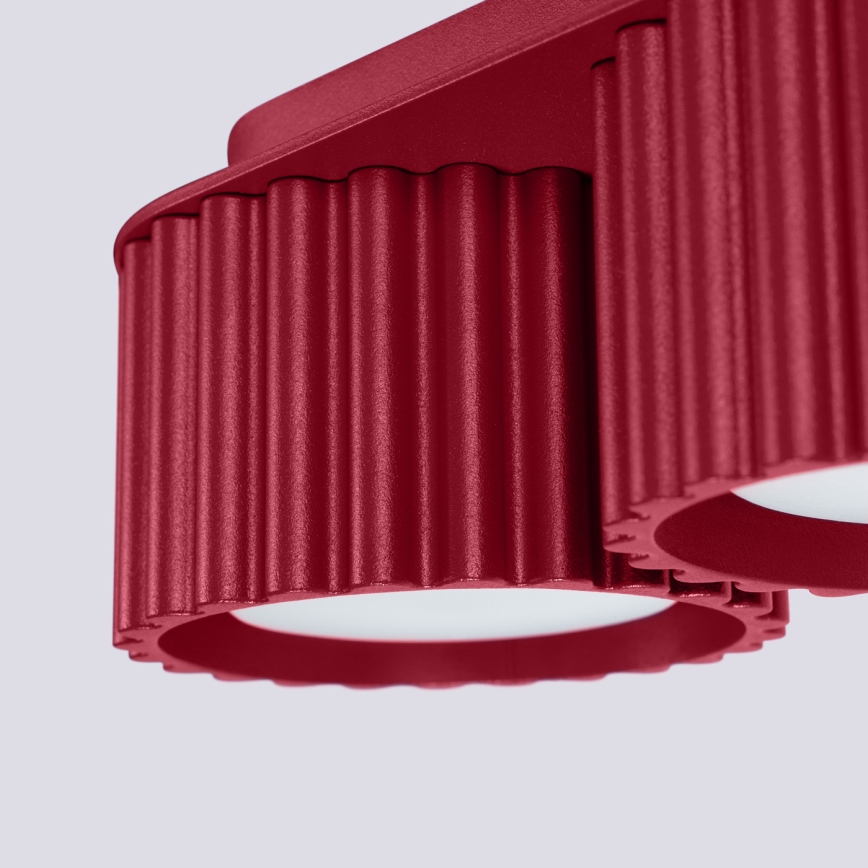 Spotlamp AURA 2xGX53/10W/230V rood