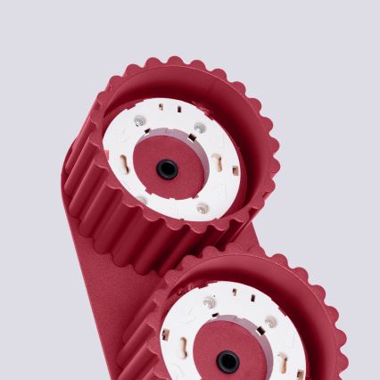 Spotlamp AURA 2xGX53/10W/230V rood