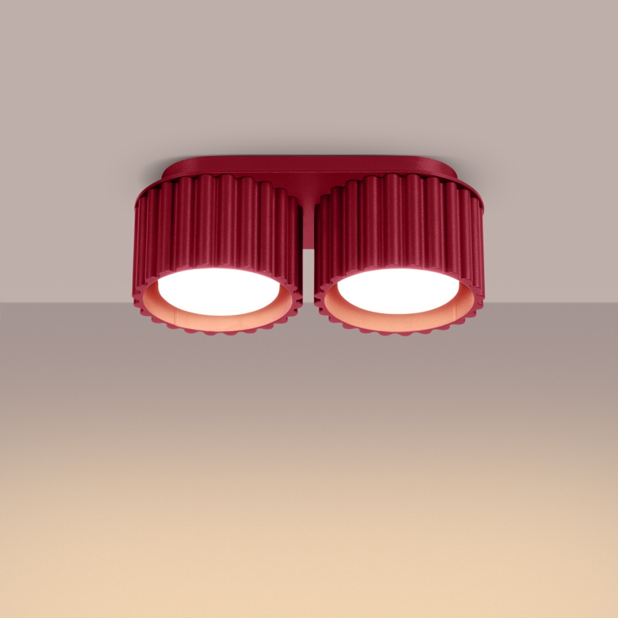 Spot AURA 2xGX53/10W/230V rouge