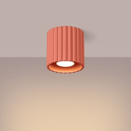 AURA spotlamp 1xGU10/10W/230V Ø 10 cm roze