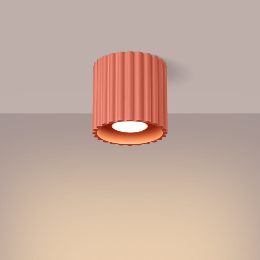 AURA spotlamp 1xGU10/10W/230V Ø 10 cm roze