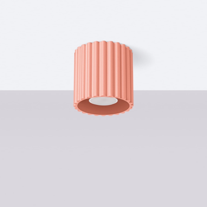 AURA spotlamp 1xGU10/10W/230V Ø 10 cm roze