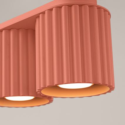 Plafondspot AURA 2xGU10/10W/230V roze