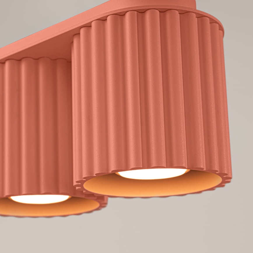 Plafondspot AURA 2xGU10/10W/230V roze