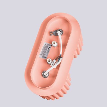 Plafondspot AURA 2xGU10/10W/230V roze