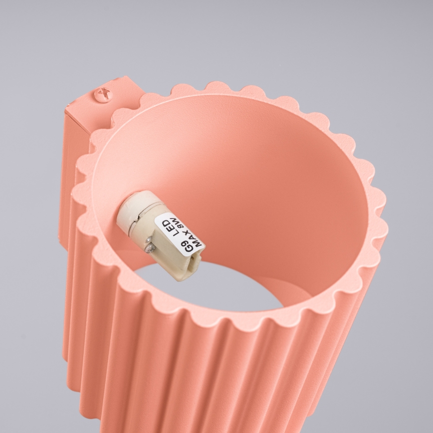 Applique murale AURA 1xG9/10W/230V rose
