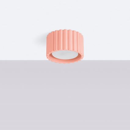 Plafondspot AURA 1xGX53/10W/230V Ø 10 cm roze